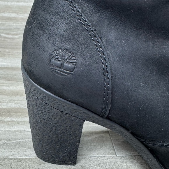 Timberland Tillston Black Nubuck Lace-Up 6in Boots Womens Size 8 - Picture 3 of 11